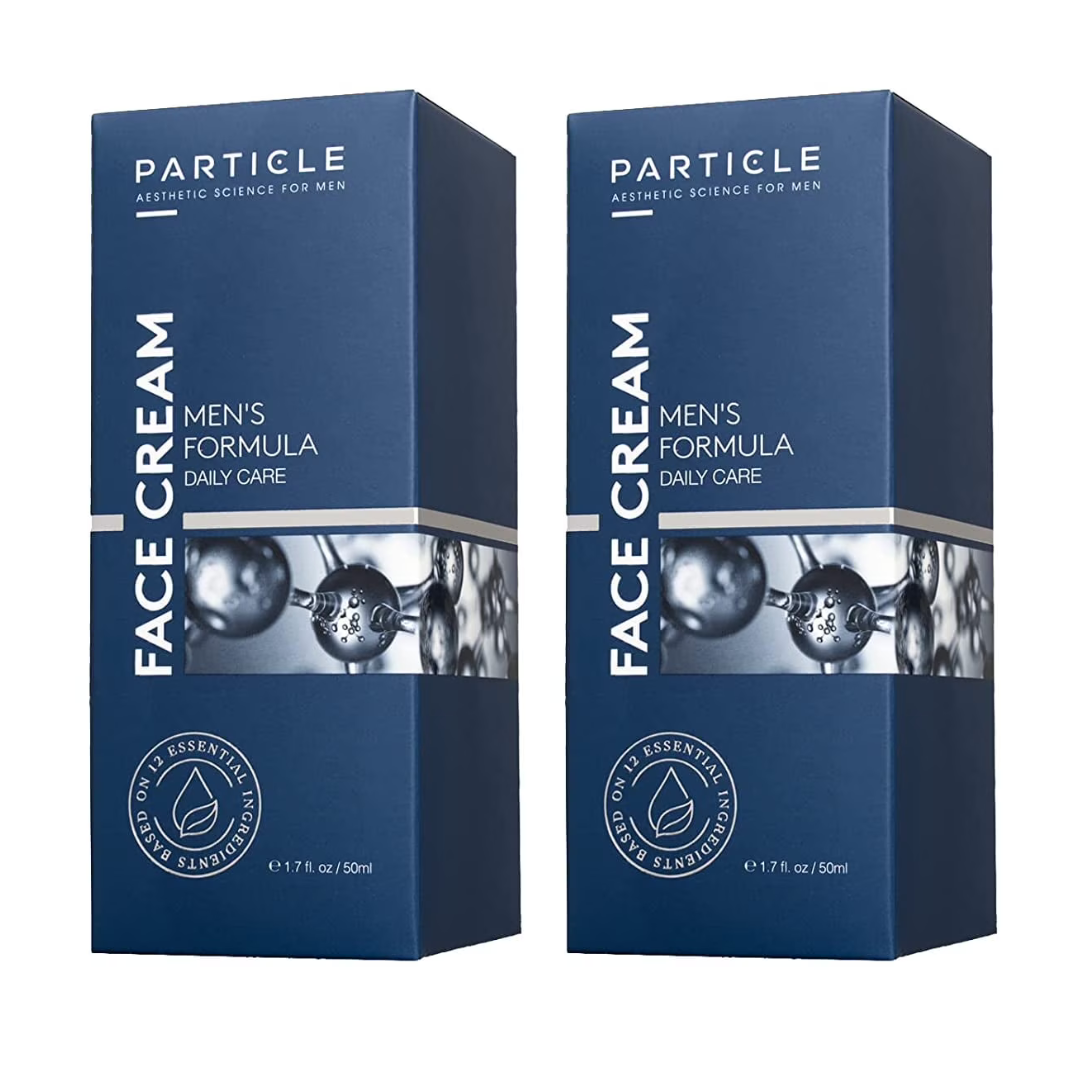 Particle Face Cream For Men 6 In 1 Anti Aging Cream  Fights Eye Bags Dark Spots - 2 Packs