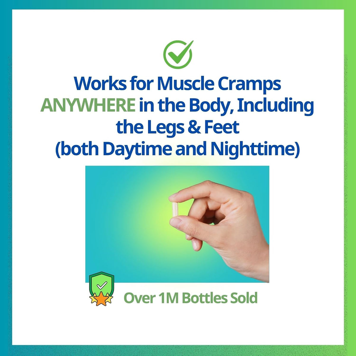 CRAMP DEFENSE Original dietary supplement 2 pack bundle -360 Capsules