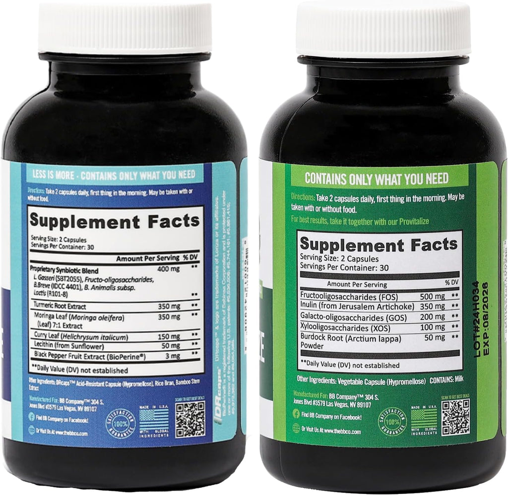 BB Company Slim Gut Bundle | Menopause Prebiotics and Probiotics for Women