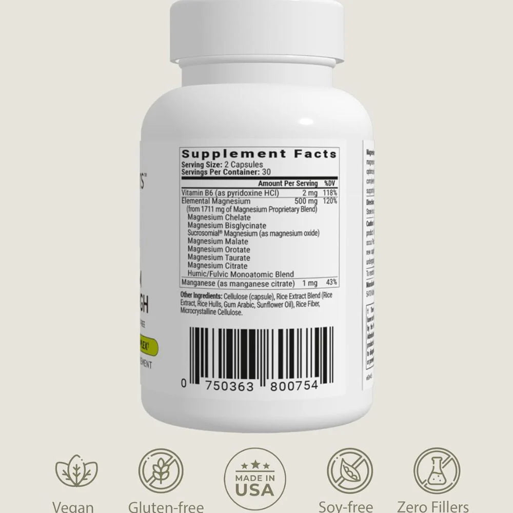 BIOptimizers Magnesium Breakthrough Supplement - 60 capsules