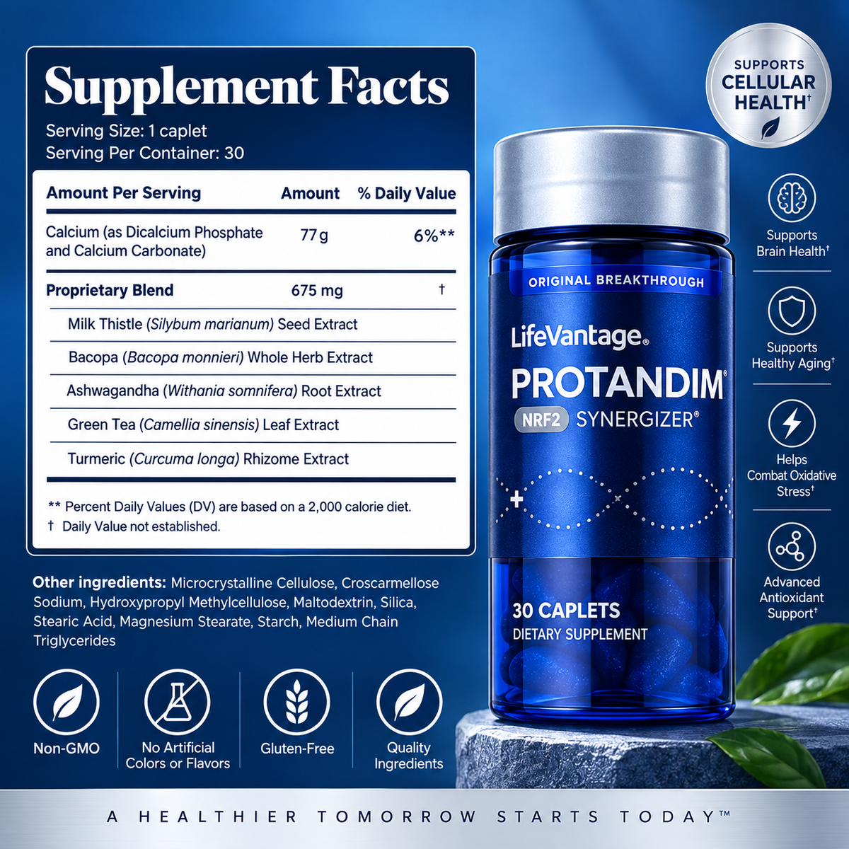 Protandim Nrf2 Synergizer by Lifevintage, 30 Caplets