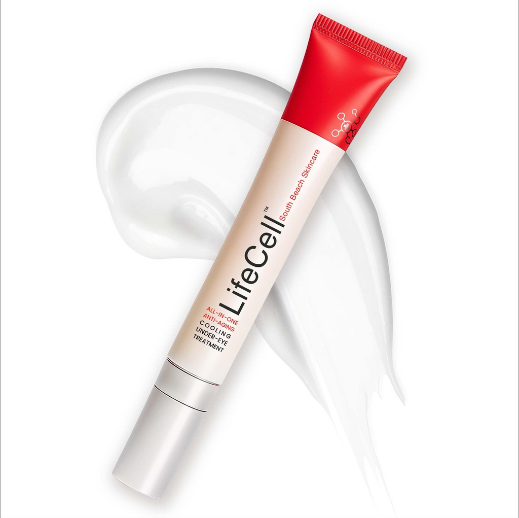 LIFECELL SKIN All in One Anti aging cooling under eye treatment cream -fine lines, dark circles.