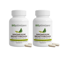 BIOptimizers Magnesium Breakthrough Supplement 60 capsules - 2 Packs