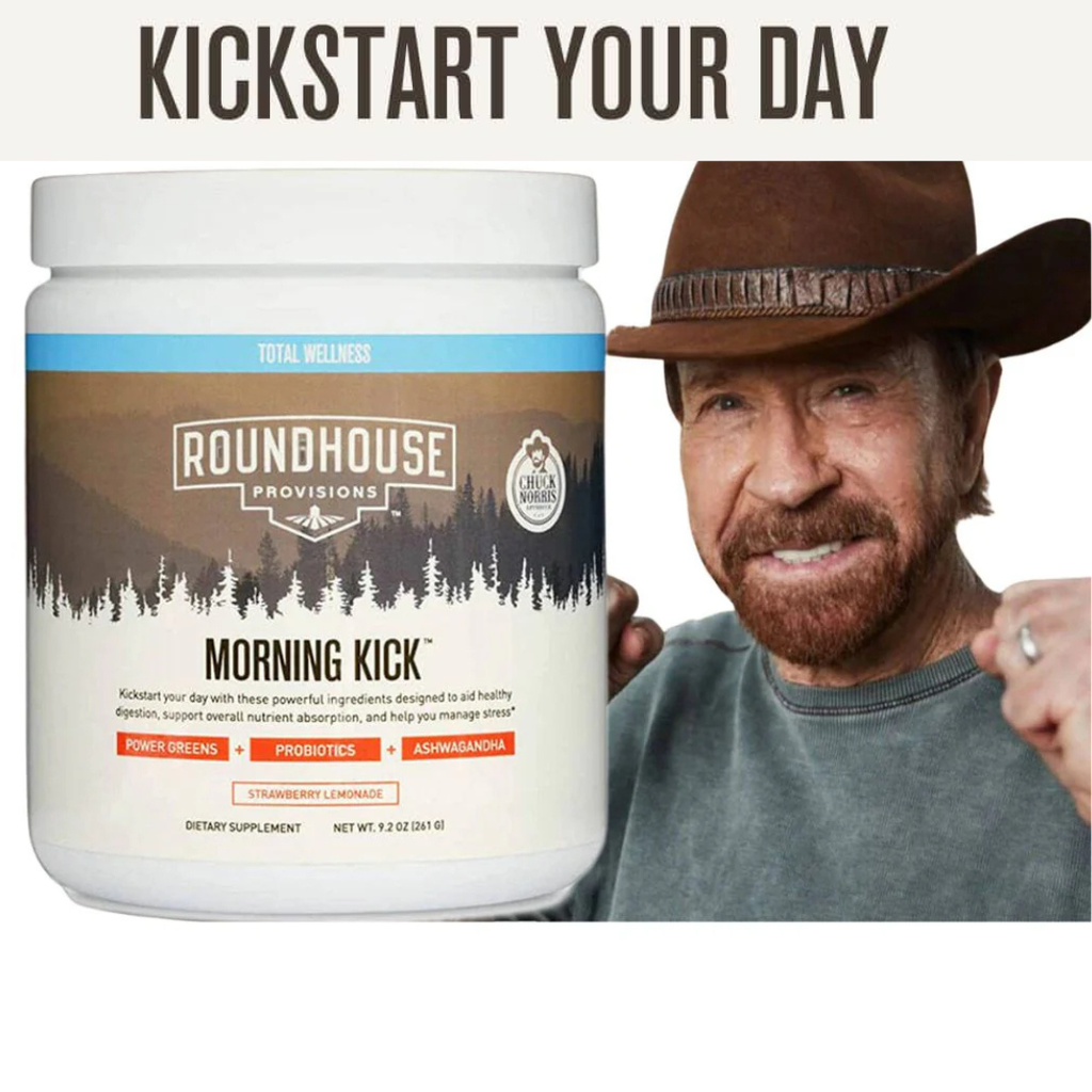 Roundhouse Provisions Morning Kick Strawberry Lemonade 30 Serving - 9.1 fl oz